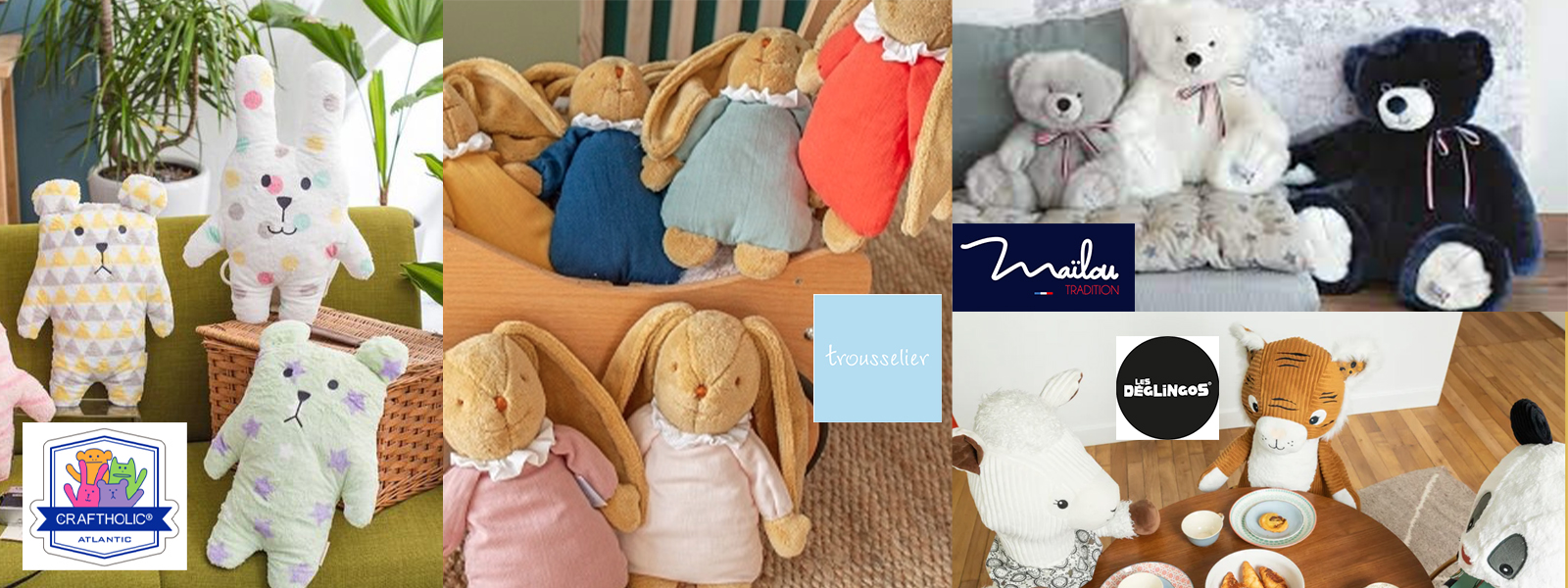peluches les petites maries made in france